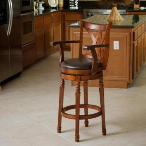 DESCRIPTION: ATTICA 30.5" SWIVEL BAR STOOL RETAIL$: $175.00 QTY: 1