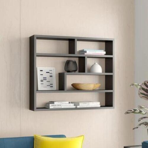 DESCRIPTION: GIPE 7PC CUBBY SHELF SIZE: 31.5"X37"X7.75" RETAIL$: $89.99 QTY: 1