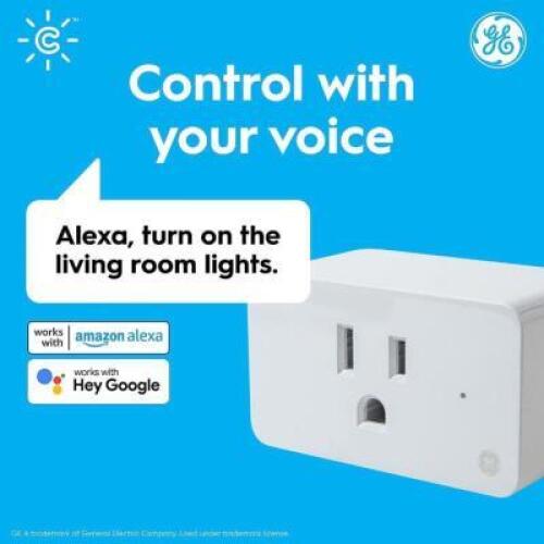 DESCRIPTION: INDOOR SMART PLUG BRAND/MODEL: GE CYNC RETAIL$: $29.99 QTY: 1