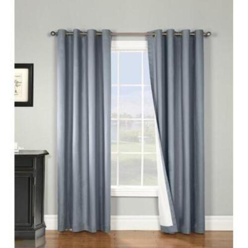 DESCRIPTION: NANTUCKET COTTON GROMMET SINGLE CURTAIN PANEL SIZE: 108"X54" RETAIL$: $33.24 QTY: 1