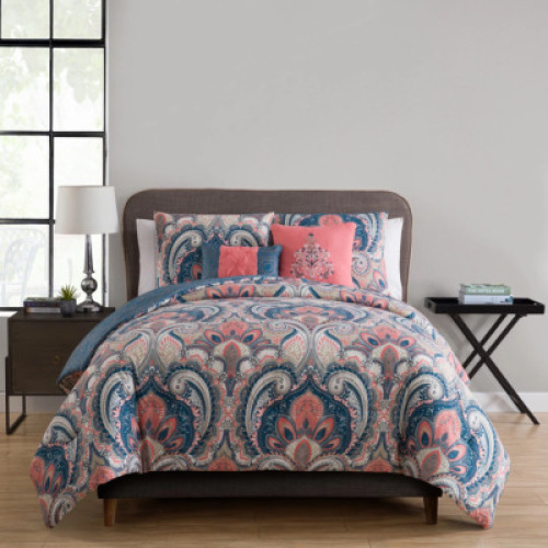 DESCRIPTION: REVERSIBLE COMFORTER SET BRAND/MODEL: VCNY SIZE: TWIN XL RETAIL$: $68.99 QTY: 1