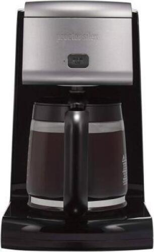 DESCRIPTION: 12-CUP COFFEE MAKER BRAND/MODEL: PROCTOR SILEX 43686 RETAIL$: $65.19 QTY: 1