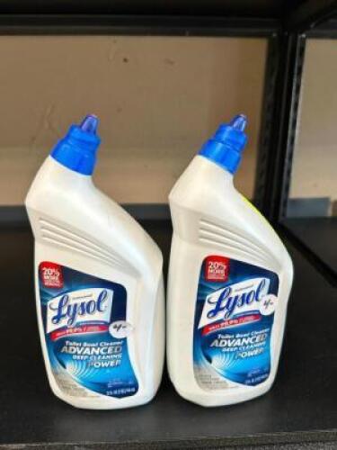 DESCRIPTION: (2) BOTTLES OF TOILET BOWL CLEANER BRAND/MODEL: LYSOL QTY: 2