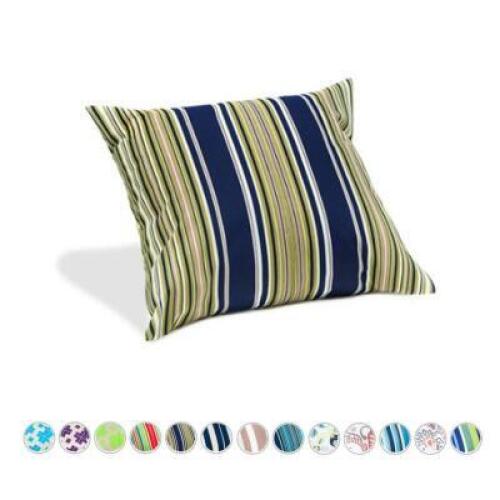 DESCRIPTION: (2) 18" ALL-WEATHER THROW PILLOWS BRAND/MODEL: BLAZING NEEDLES RETAIL$: $49.99 EACH QTY: 2