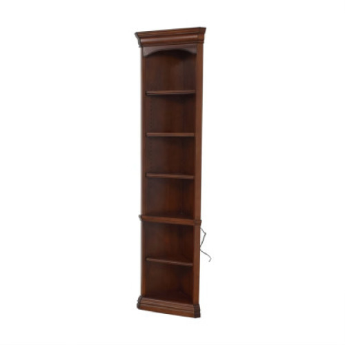 DESCRIPTION: CHERRY CREEK CORNER BOOKCASE BRAND/MODEL: HOOKER SIZE: 16.35"X87" RETAIL$: $828.99 QTY: 1