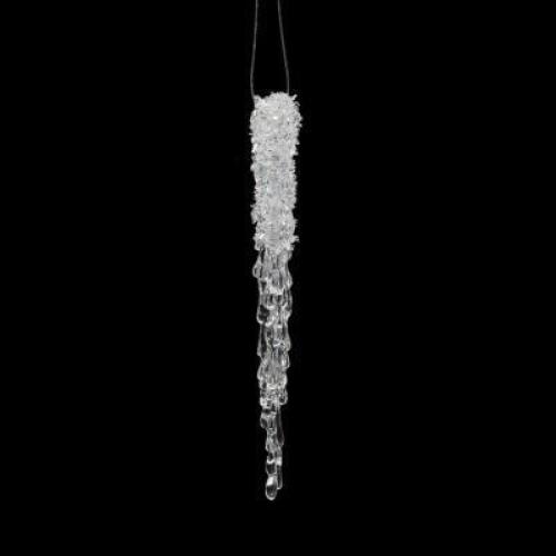 DESCRIPTION: 6CT PACK OF 8" ICICLE CHRISTMAS ORNAMENT BRAND/MODEL: VICKERMAN RETAIL$: $24.99 QTY: 1
