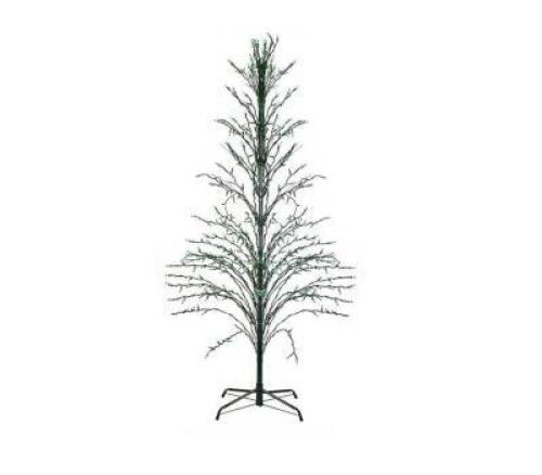 DESCRIPTION: 4' GREEN ARTIFICIAL CHRISTMAS TREE WITH LIGHTS BRAND/MODEL: CASCADE YARD RETAIL$: $75.99 QTY: 1