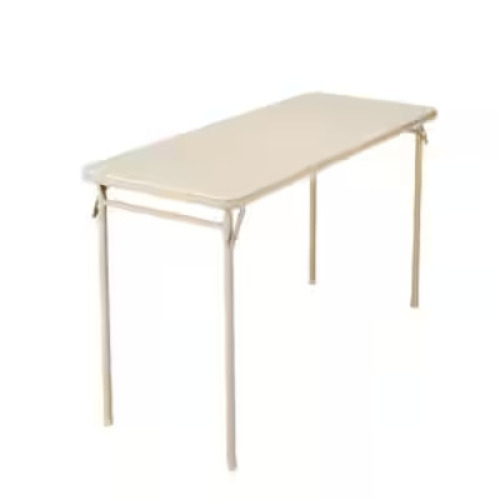 DESCRIPTION: 48" VINYL TOP SERVING FOLDING TABLE BRAND/MODEL: COSCO SIZE: 20"X48" RETAIL$: $47.57 QTY: 1