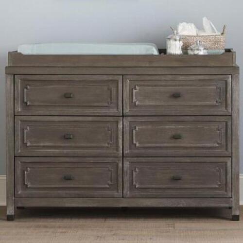DESCRIPTION: BECKETT CHANGING TRAY SIZE: 50.88"X18.38" RETAIL$: $105.00 QTY: 1