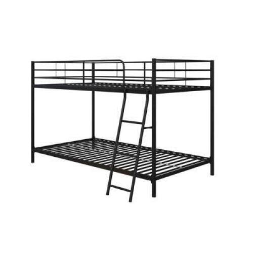 DESCRIPTION: AHMAD TWIN OVER TWIN BUNKBED RETAIL$: $279.00 QTY: 1