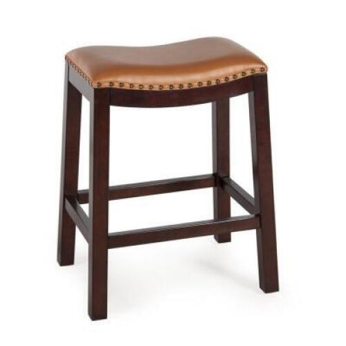 DESCRIPTION: HUTTON BACKLESS COUNTER STOOL BRAND/MODEL: BELHAM LIVING RETAIL$: $89.00 QTY: 1