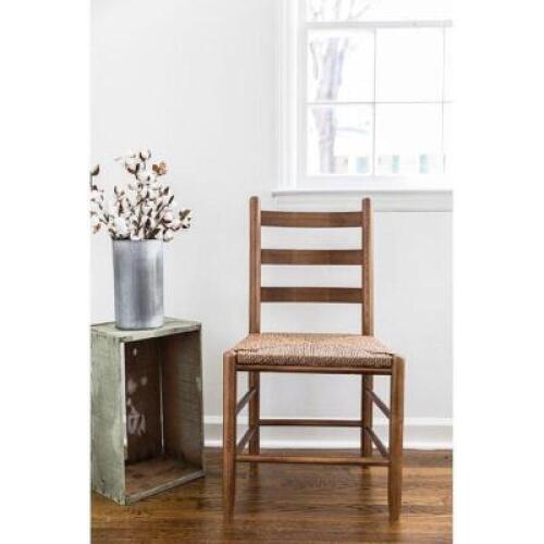 DESCRIPTION: THOR LADDERBACK SOLID WOOD DINING CHAIR RETAIL$: $129.99 QTY: 1