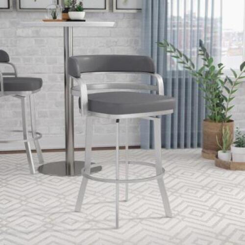 DESCRIPTION: DEPAUL 26" SWIVEL BAR STOOL RETAIL$: $244.99 QTY: 1