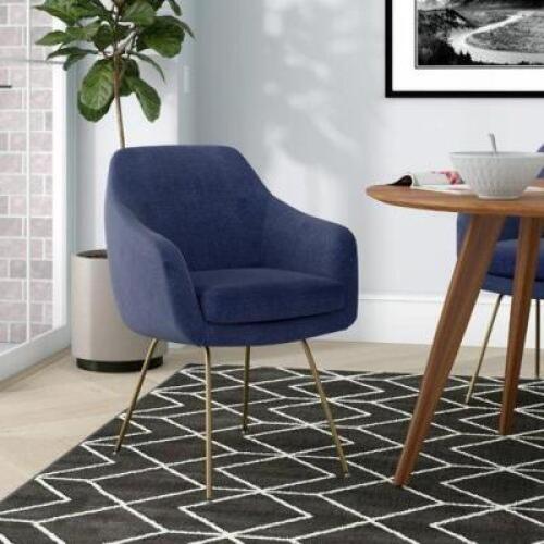 DESCRIPTION: COURTNEY UPHOLSTERED DINING CHAIR RETAIL$: $199.99 QTY: 1