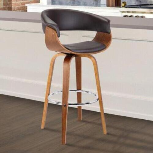 DESCRIPTION: CHAGNON SWIVEL BAR STOOL RETAIL$: $184.99 QTY: 1