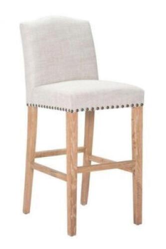 DESCRIPTION: VILLEBOIS 29.5" BAR STOOL RETAIL$: $498.00 QTY: 1