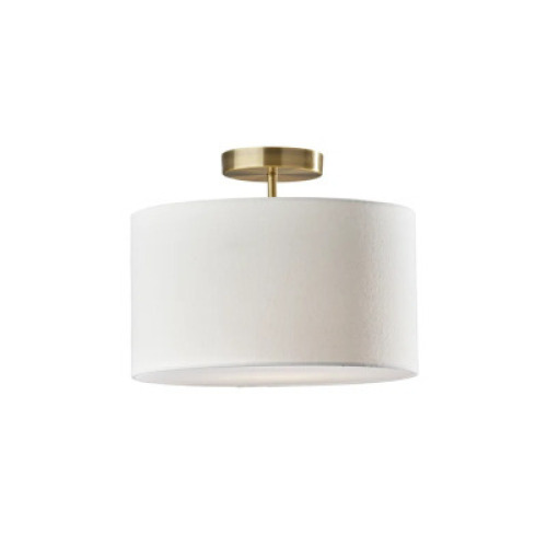 DESCRIPTION: FINLEY FABRIC FLUSH MOUNT LIGHT BRAND/MODEL: JOSS & MAIN RETAIL$: $124.00 QTY: 1