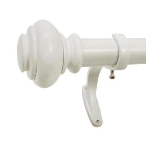 DESCRIPTION: URN SINGLE CURTAIN ROD BRAND/MODEL: BEME INTERNATIONAL SIZE: 36"-72" RETAIL$: $14.00 QTY: 1