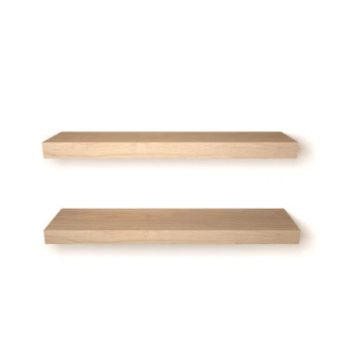 DESCRIPTION: CHALISSA 2PC SOLID WOOD FLOATING SHELF BRAND/MODEL: LOON PEAK SIZE: 24"X6" RETAIL$: $72.99 QTY: 1