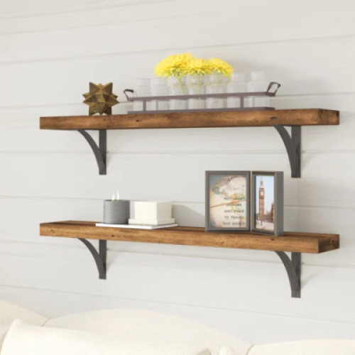 DESCRIPTION: DURGIN 2PC ACCENT SHELF BRAND/MODEL: MISTANA SIZE: 7"X16"X5.5" RETAIL$: $59.99 QTY: 1