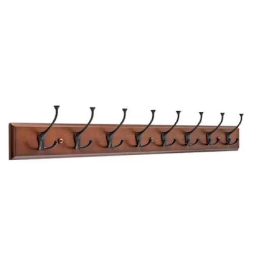 DESCRIPTION: CARLENS 8-HOOK WALL MOUNTED COAT RACK BRAND/MODEL: WINSTON PORTER RETAIL$: $54.99 QTY: 1