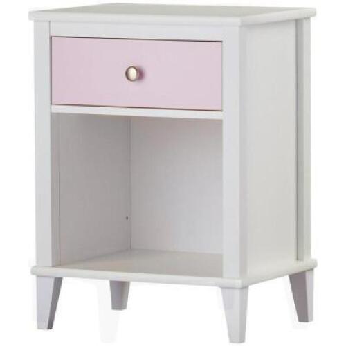 DESCRIPTION: POPPY 1-DRAWER NIGHTSTAND BRAND/MODEL: MONARCH HILL SIZE: 26.81"X19.68"X15.06" RETAIL$: $101.00 QTY: 1