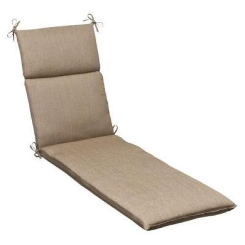 DESCRIPTION: INDOOR/OUTDOOR SUNBRELLA CHAISE LOUNGE CUSHION SIZE: 21"X44"X3" RETAIL$: $111.99 QTY: 1