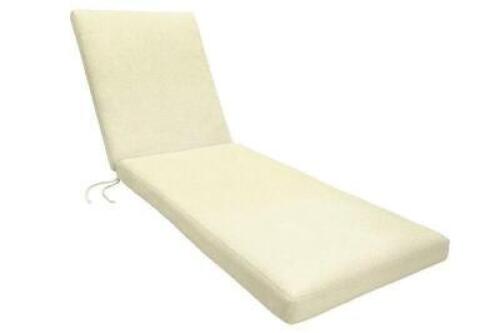 DESCRIPTION: (2) INDOOR/OUTDOOR SUNBRELLA CHAISE LOUNGE CUSHION BRAND/MODEL: EDDIE BAUER SIZE: 23"X75" RETAIL$: $167.99 EACH QTY: 2