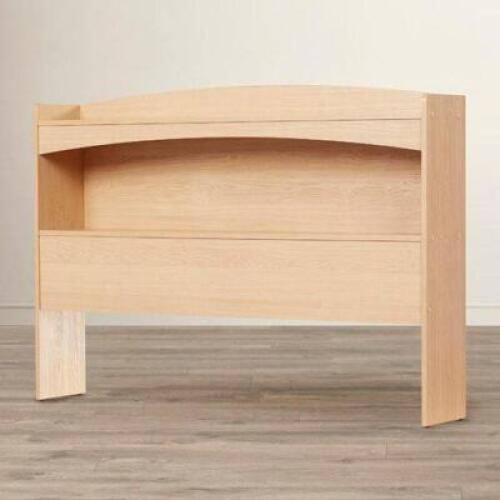 DESCRIPTION: BROOK HOLLOW BOOKCASE HEADBOARD SIZE: TWIN RETAIL$: $112.99 QTY: 1