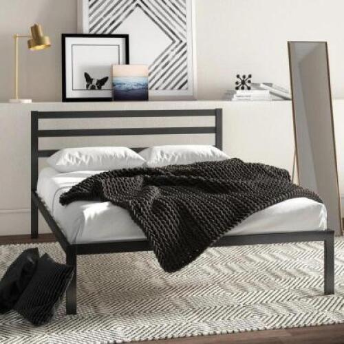 DESCRIPTION: SANTRELL 14" PLATFORM BED SIZE: QUEEN RETAIL$: $239.99 QTY: 1