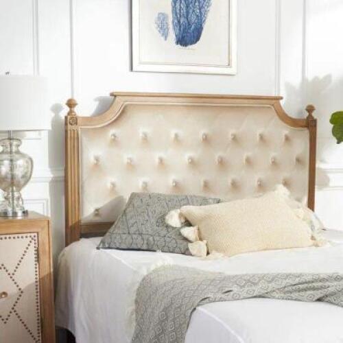 DESCRIPTION: BINNE UPHOLSTERED PANEL HEADBOARD SIZE: QUEEN RETAIL$: $279.99 QTY: 1