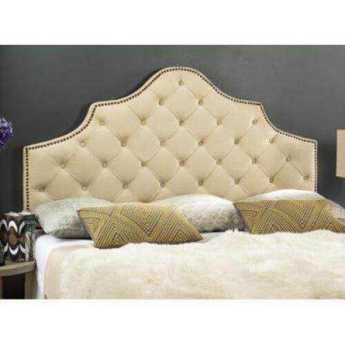 DESCRIPTION: GRANT UPHOLSTERED PANEL HEADBOARD SIZE: KING RETAIL$: $361.99 QTY: 1