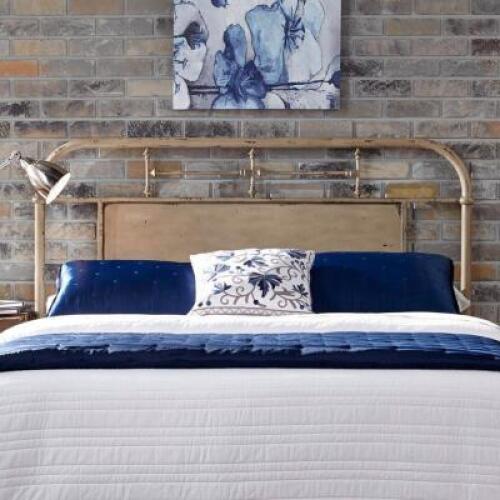 DESCRIPTION: REGINALD OPEN-FRAE HEADBOARD SIZE: KING RETAIL$: $319.99 QTY: 1