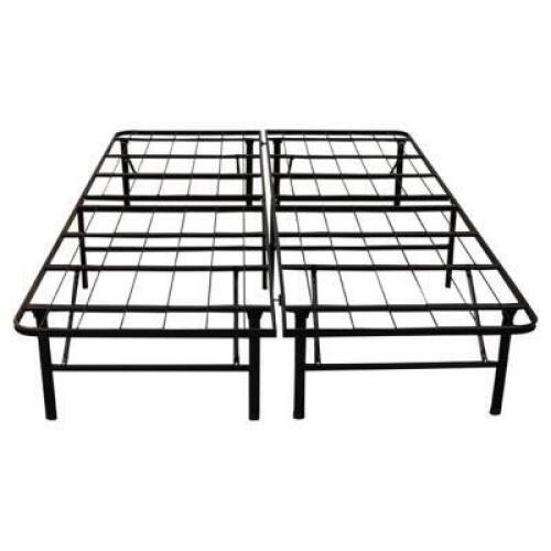 DESCRIPTION: 14" PLATFORM HEAVY DUTY METAL BED FRAME SIZE: CALIFORNIA KING RETAIL$: $139.00 QTY: 1