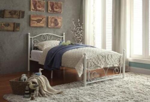 DESCRIPTION: EICHHORN PLATFORM BED SIZE: TWIN RETAIL$: $112.00 QTY: 1