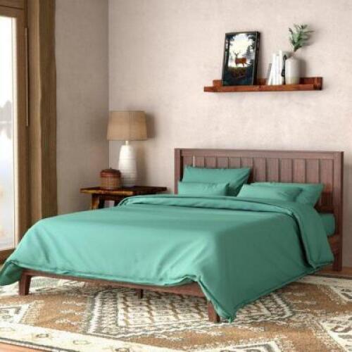DESCRIPTION: MORGAN HILL WOOD PLATFORM BED SIZE: TWIN RETAIL$: $209.99 QTY: 1