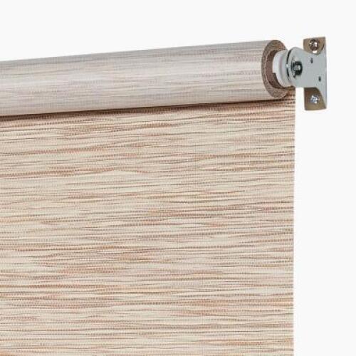DESCRIPTION: (10) ASSORTED SIZED CORD FREE PRIVACY JUTE BLIND IN BEIGE SIZE: SEE PHOTOS QTY: 10