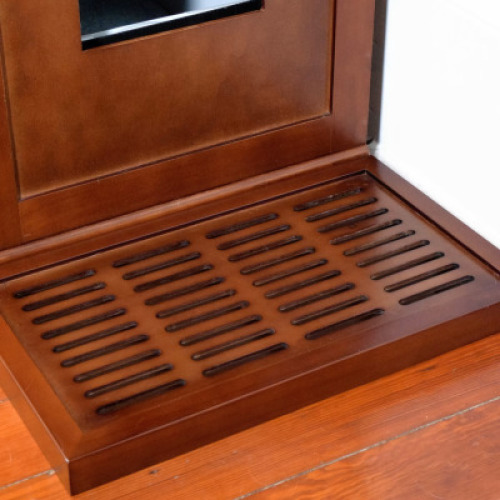 DESCRIPTION: LITTER CATCH IN MAHOGANY BRAND/MODEL: REFINED FELINE RETAIL$: $34.99 QTY: 1