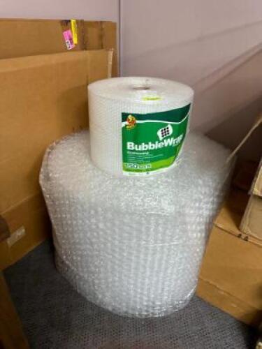 DESCRIPTION: ASSORTED BUBBLE WRAP QTY: 1