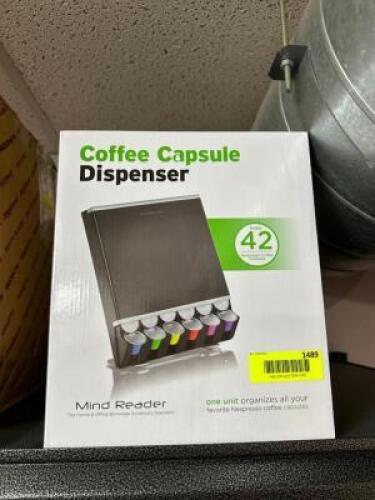DESCRIPTION: COFFEE CAPSULE DISPENSER QTY: 1