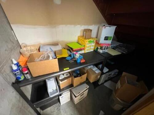 DESCRIPTION: ASSORTED OFFICE SUPPLIES AS SHOWN QTY: 1