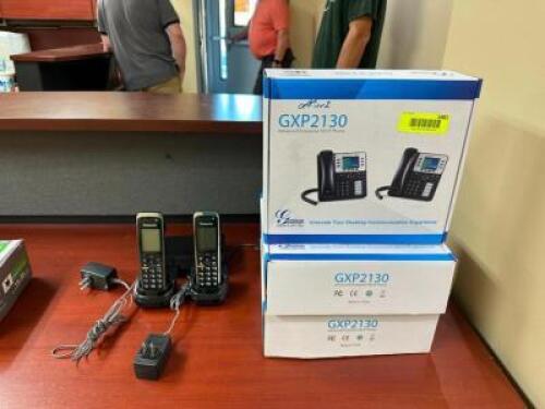 DESCRIPTION: (5) ADVANCED ENTERPRISE PHONE SYSTEM BRAND/MODEL: GXP2130 QTY: 1