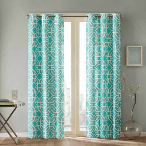 DESCRIPTION: (6) ALANA GEOMETRIC PRINT CURTAIN PANEL SIZE: 42"X84" QTY: 6