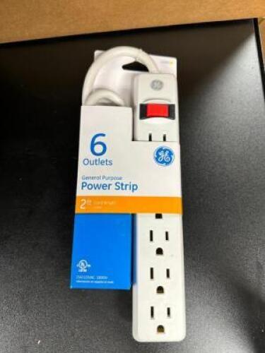 DESCRIPTION: (7) POWER STRIPS BRAND/MODEL: GE QTY: 7