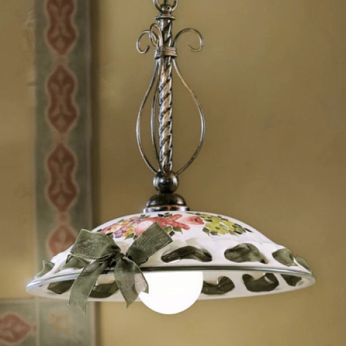 DESCRIPTION: FIELDER 1-LIGHT BOWL PENDANT BRAND/MODEL: FLEUR DE LIS LIVING QTY: 1