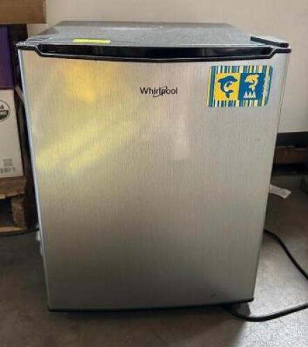 DESCRIPTION: MINI REFRIGERATOR BRAND/MODEL: WHIRLPOOL WH27S1E QTY: 1