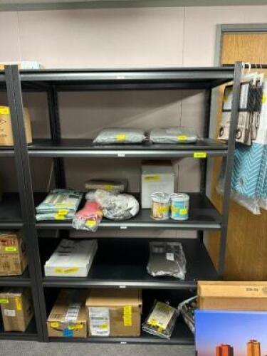 DESCRIPTION: 5-TIER METAL SHELVING UNIT INFORMATION: CONTENTS NOT INCLUDED SIZE: 48"X24"X72" QTY: 1