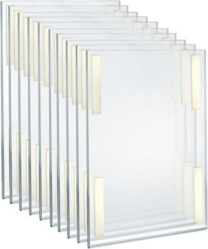 DESCRIPTION: (10) WALL MOUNT ACRYLIC WALL FRAMES BRAND/MODEL: AZAR QTY: 1