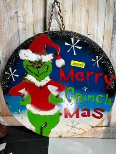 MERRY CHRISTMAS METAL SIGN