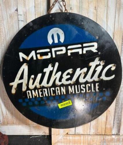 MOPAR METAL SIGN